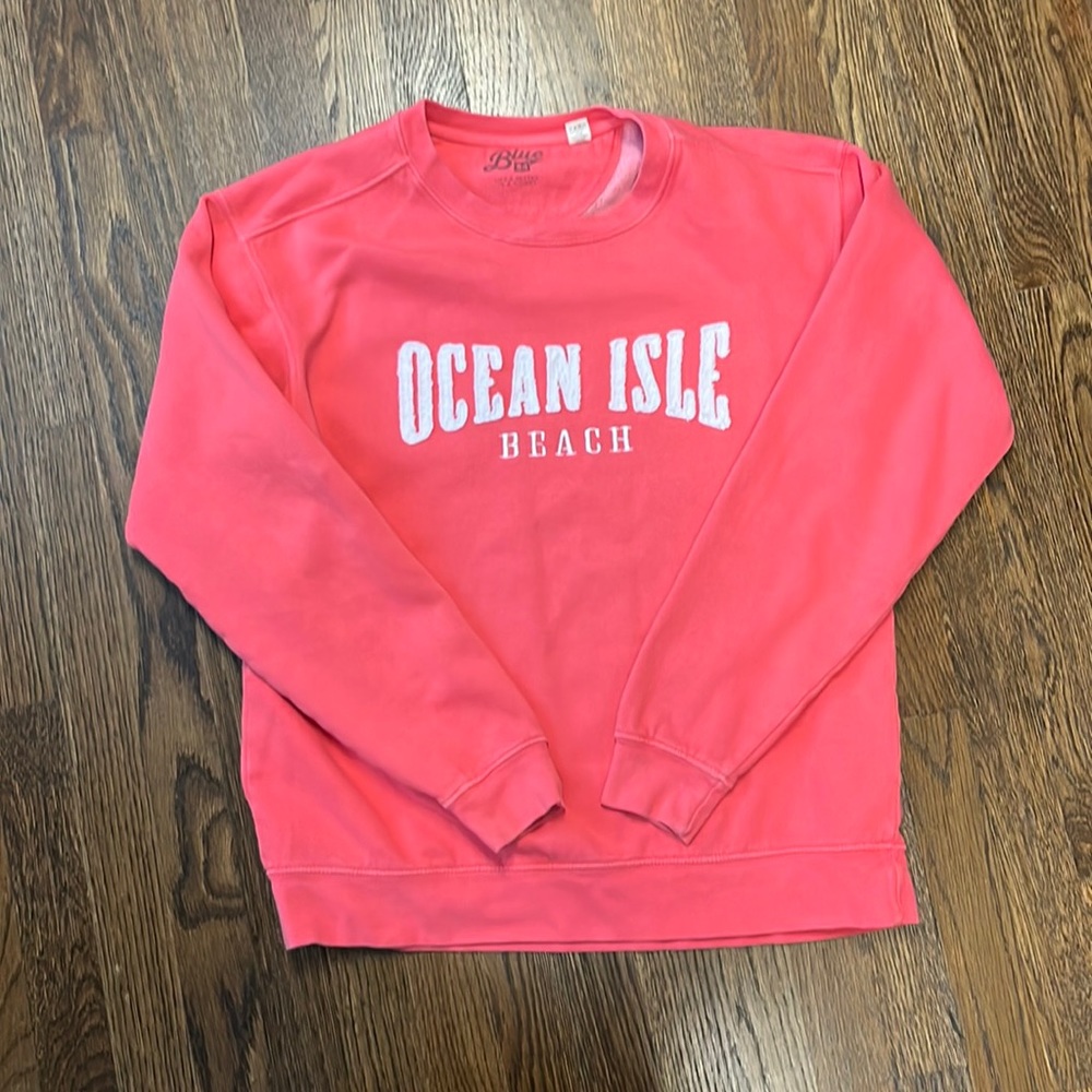 Ocean Isle Pink Sweatshirt - Size S